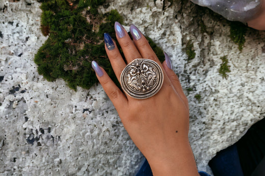 Mayura Mandala Ring