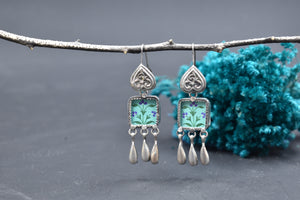 Rajat Orchid Danglers Rajat Orchid Danglers