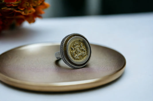 Regalia Crest Signet Ring