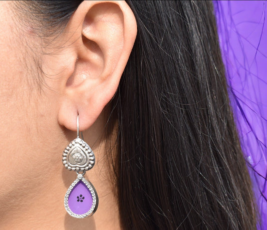 Violet Pushpanjali Danglers