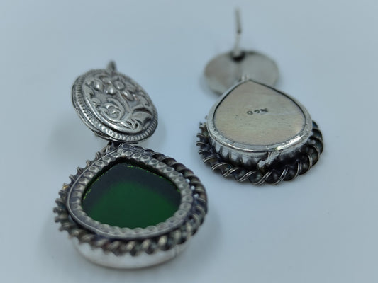 Manjari Emerald Essence Earrings